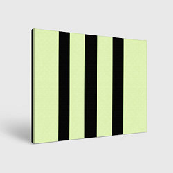 Картина прямоугольная Color light green black line