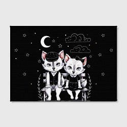 Холст прямоугольный Чёткие волчата, цвет: 3D-принт — фото 2