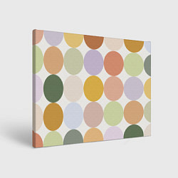 Холст прямоугольный Цветочный горошек, цвет: 3D-принт