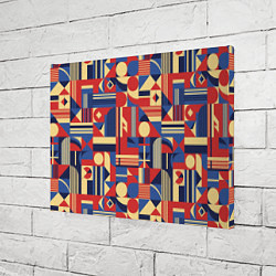 Холст прямоугольный Геометрический карнавал, цвет: 3D-принт — фото 2