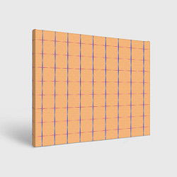 Картина прямоугольная Color beige blue cross