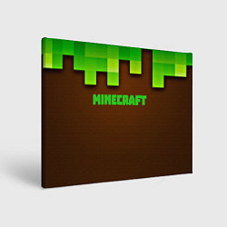 Холст прямоугольный Minecraft forever, цвет: 3D-принт