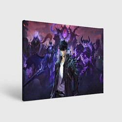 Холст прямоугольный Сон Джин Ву из Поднятия уровня в одиночку, цвет: 3D-принт