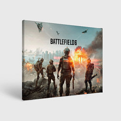 Картина прямоугольная Солдаты из Battlefield 6
