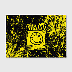 Холст прямоугольный Nirvana smile 1987, цвет: 3D-принт — фото 2
