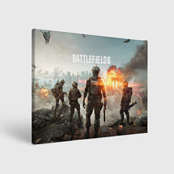 Холст прямоугольный Битва за Бруклин из Battlefield 6, цвет: 3D-принт