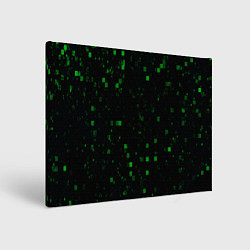 Холст прямоугольный Color green khaki, цвет: 3D-принт