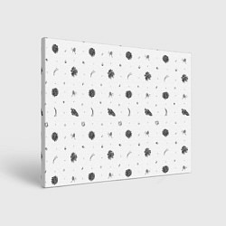 Холст прямоугольный Шишки из Бузулукского бора, цвет: 3D-принт