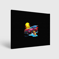 Холст прямоугольный Mercedes amg, цвет: 3D-принт