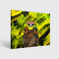 Картина прямоугольная Beastie boys в образе кабанов