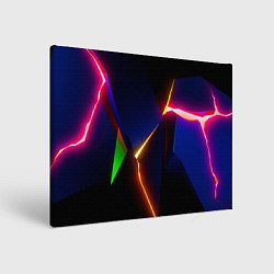 Картина прямоугольная Neon colored geometric