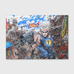 Холст прямоугольный Fallout комиксный стиль, цвет: 3D-принт — фото 2