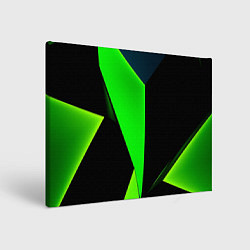 Картина прямоугольная Green tiles