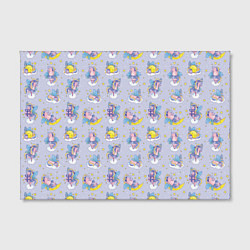 Холст прямоугольный Единороги в облаках, цвет: 3D-принт — фото 2