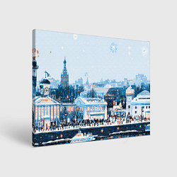 Картина прямоугольная Иллюстрация Московский новый год
