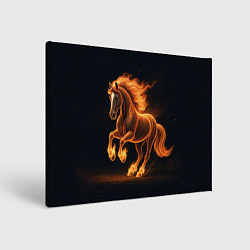 Картина прямоугольная Китайский огненный жеребец