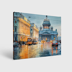 Картина прямоугольная Зимний Питер