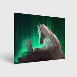 Картина прямоугольная Хакер лошадь