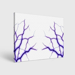 Картина прямоугольная Color white purple