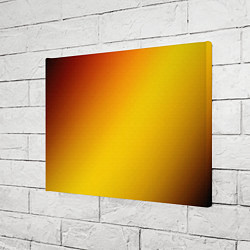 Холст прямоугольный Color yellow red gradient, цвет: 3D-принт — фото 2
