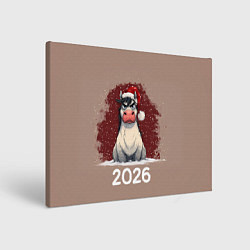 Холст прямоугольный Сердитая лошадка 2026, цвет: 3D-принт