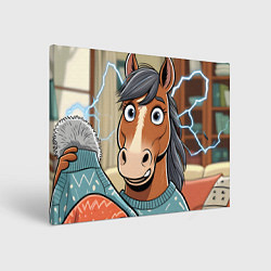 Картина прямоугольная Конь и недоразумение