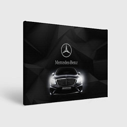 Холст прямоугольный Mercedes, цвет: 3D-принт