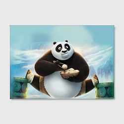 Холст прямоугольный Кунг фу панда, цвет: 3D-принт — фото 2