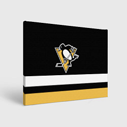 Картина прямоугольная Pittsburgh Penguins: Black