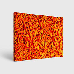 Холст прямоугольный Морковь, цвет: 3D-принт
