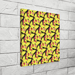 Холст квадратный Pikachu, цвет: 3D-принт — фото 2
