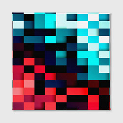 Холст квадратный Pixel Color, цвет: 3D-принт — фото 2