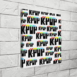 Холст квадратный K-pop Pattern, цвет: 3D-принт — фото 2