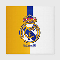 Холст квадратный Real Madrid CF, цвет: 3D-принт — фото 2