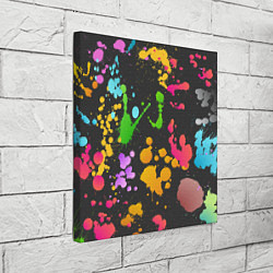 Холст квадратный Игра красок, цвет: 3D-принт — фото 2