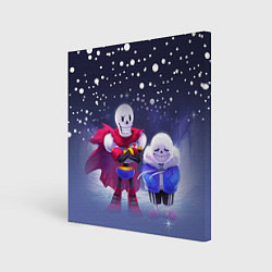 Картина квадратная Sans & Papyrus