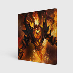 Холст квадратный Nevermore Hell, цвет: 3D-принт