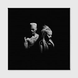 Холст квадратный Die Antwoord: Black, цвет: 3D-принт — фото 2