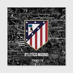 Холст квадратный Атлетико Мадрид, цвет: 3D-принт — фото 2