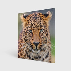 Холст квадратный Грустный леопард, цвет: 3D-принт