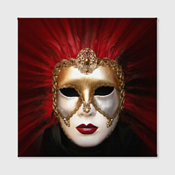 Холст квадратный Венецианская маска, цвет: 3D-принт — фото 2