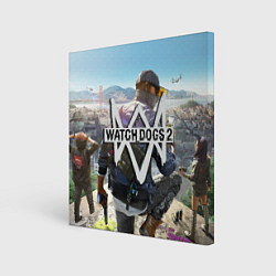 Картина квадратная Watch Dogs 2