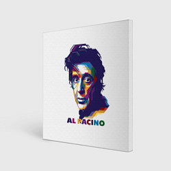 Холст квадратный Al Pacino, цвет: 3D-принт