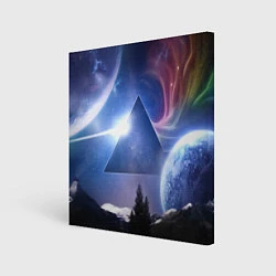 Холст квадратный Pink Floyd: Space, цвет: 3D-принт