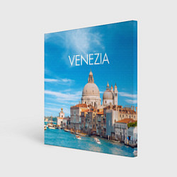 Холст квадратный Венеция - архитектура, цвет: 3D-принт