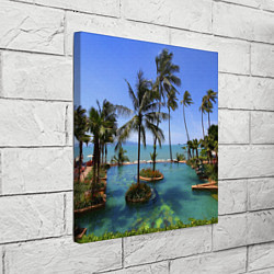 Холст квадратный Таиланд, цвет: 3D-принт — фото 2