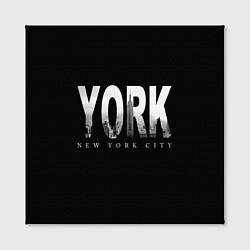 Холст квадратный New York City, цвет: 3D-принт — фото 2