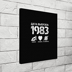 Холст квадратный Дата выпуска 1983, цвет: 3D-принт — фото 2