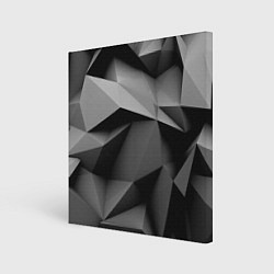 Холст квадратный Gray abstraction, цвет: 3D-принт