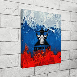 Холст квадратный Русский хоккей, цвет: 3D-принт — фото 2